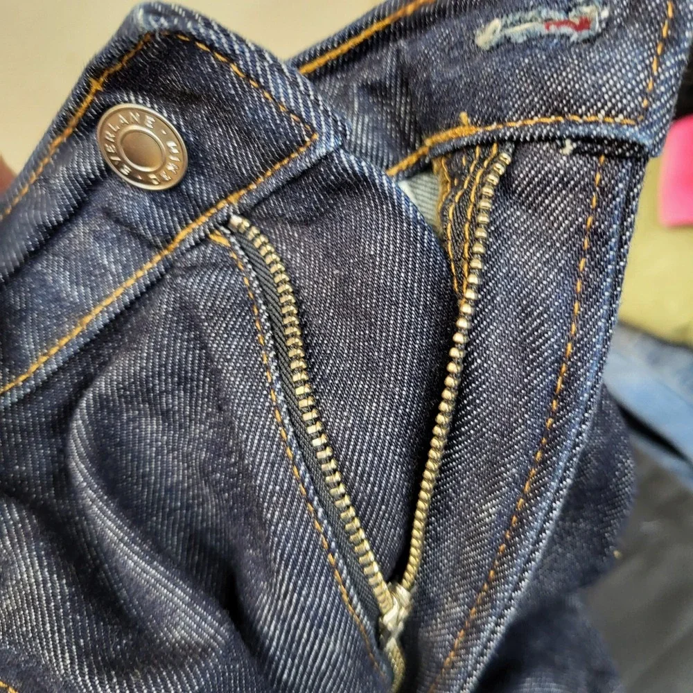 Everlane Men Jeans 32 Blue Denim Ankle‎ Pockets High Rise Cotton 27 in Inseam